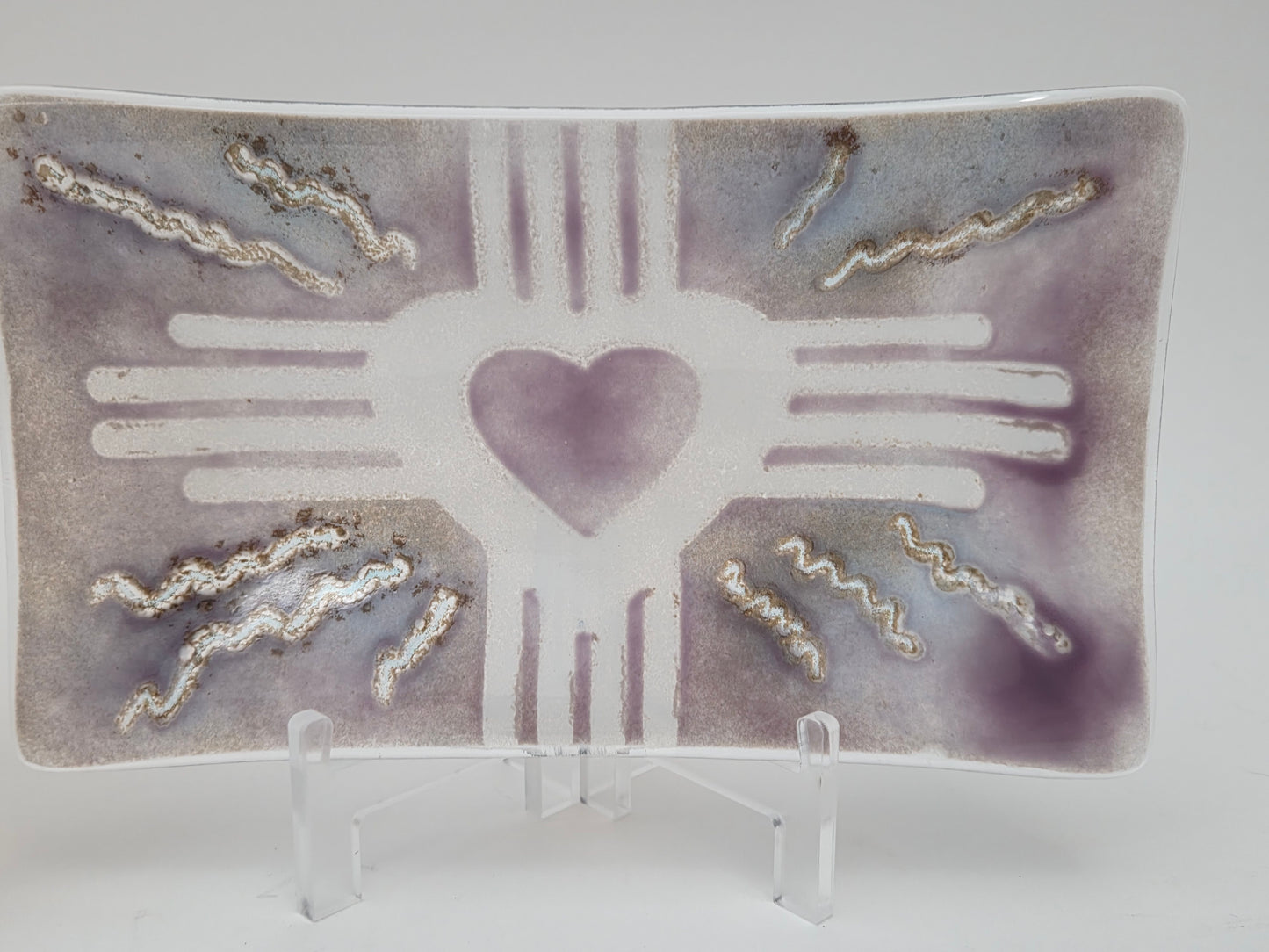 Lavender Heart Platter