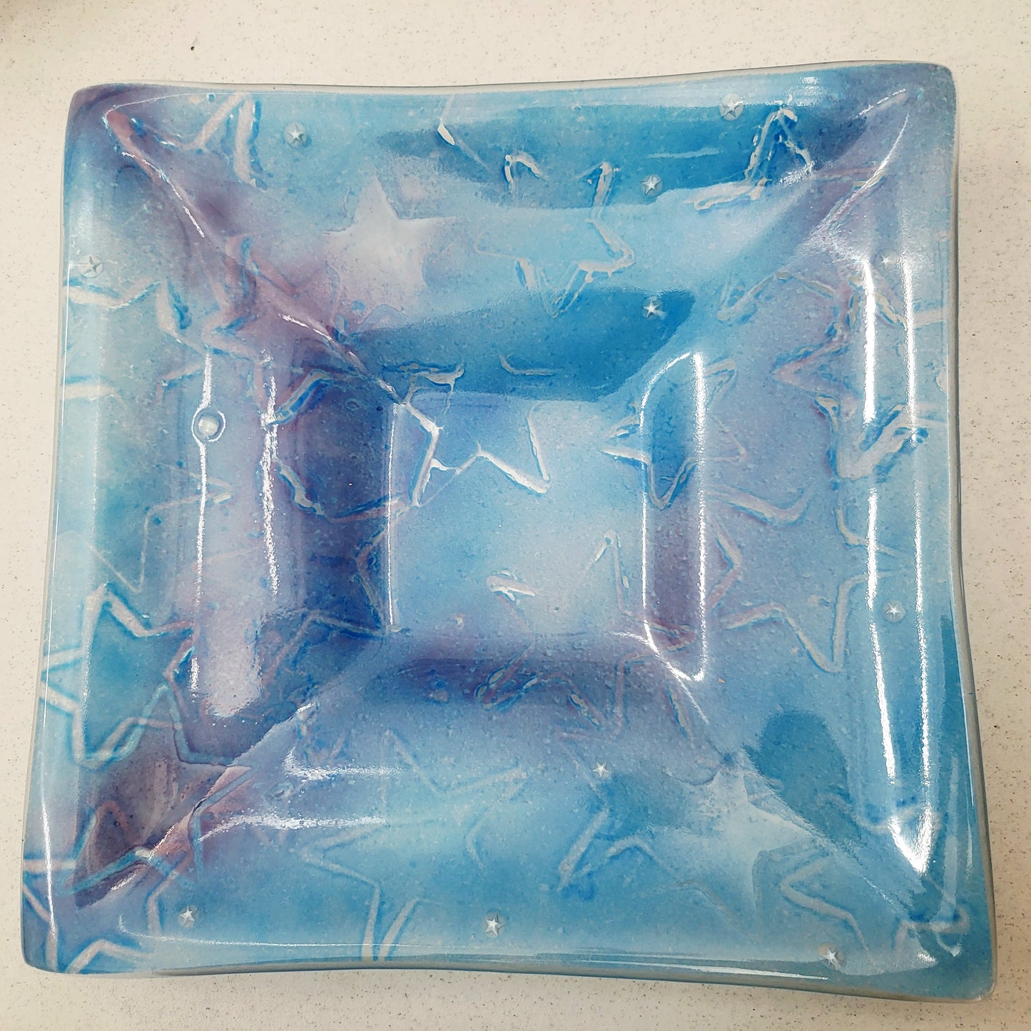 BOWL - Blue & Lavender