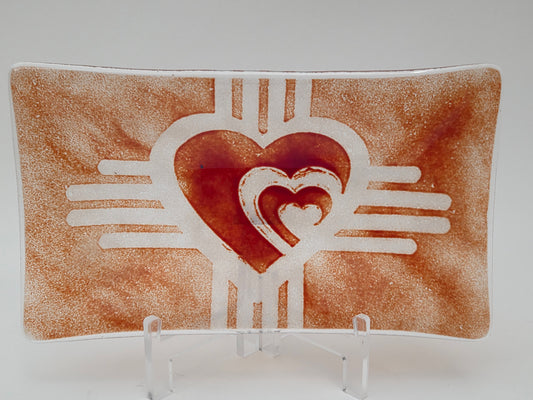 Red Heart Platter