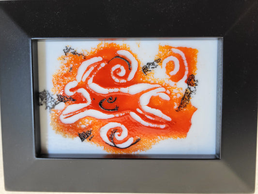 PETROGLYPH - Running Deer with Spirals