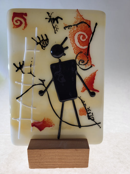 PETROGLYPH  human form 4x6